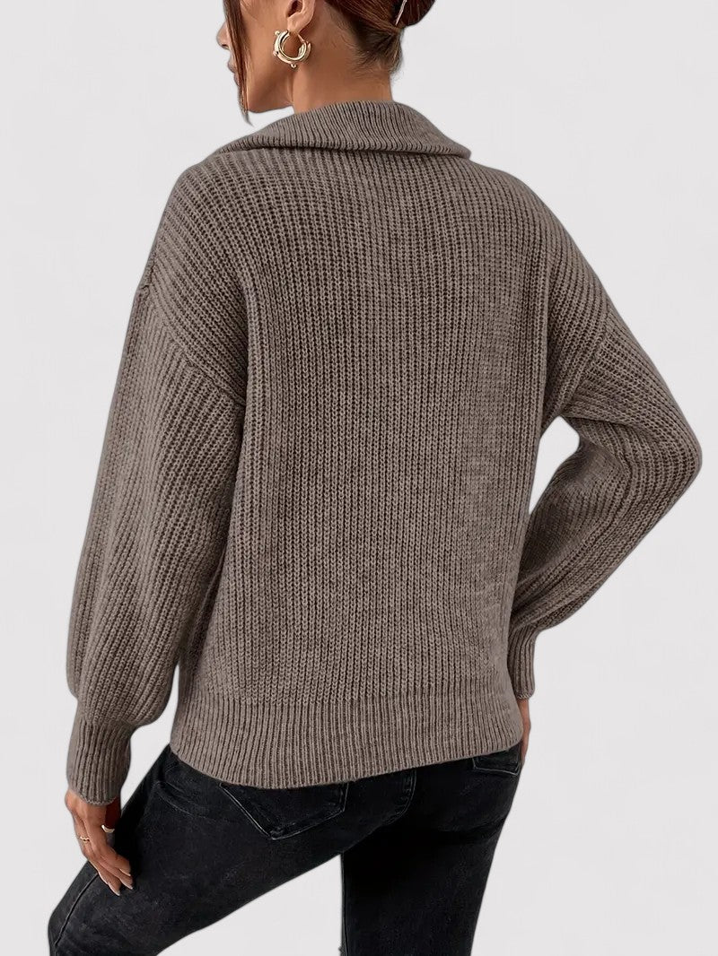 Ancien | Half Zip Women's Sweater afbeelding 2