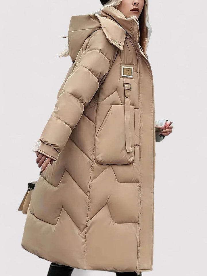Ancien | Women's Warm Long Hooded Winter Coat afbeelding 7
