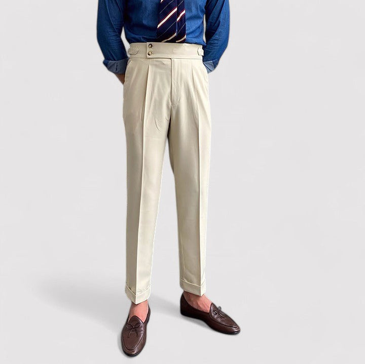 Ancien | Men's Portofino Pleated Trousers afbeelding 11
