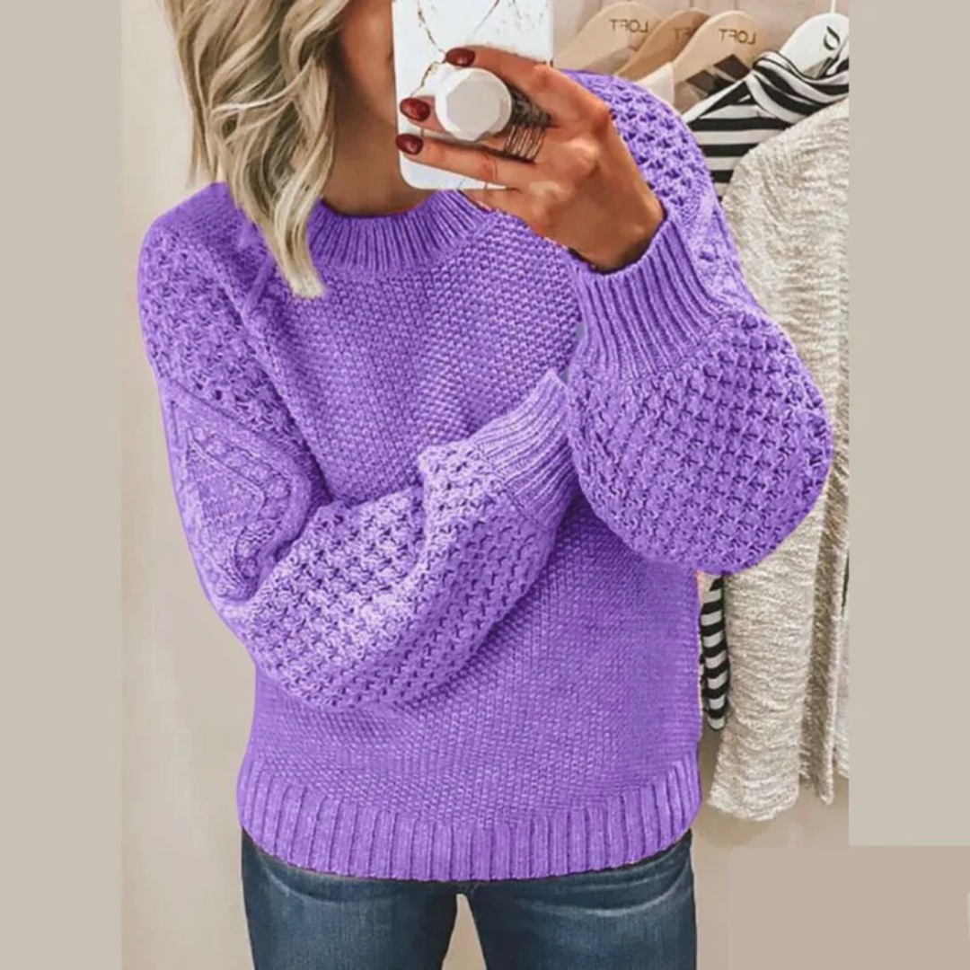Chloe | Stylish long sleeve sweater for a luxurious look