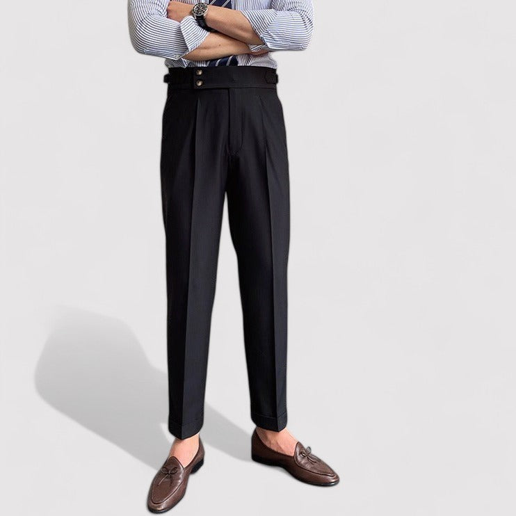 Ancien | Men's Portofino Pleated Trousers afbeelding 5