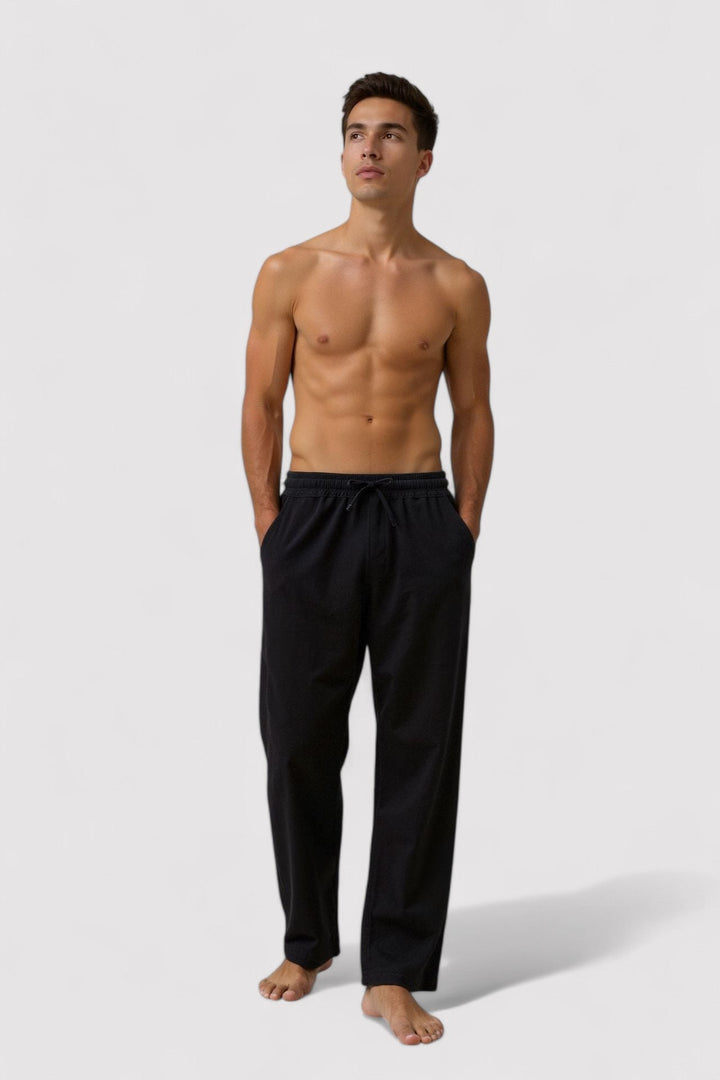 Ancien | Men's Old Money Cotton & Linen Blend Drawstring Pants afbeelding 13