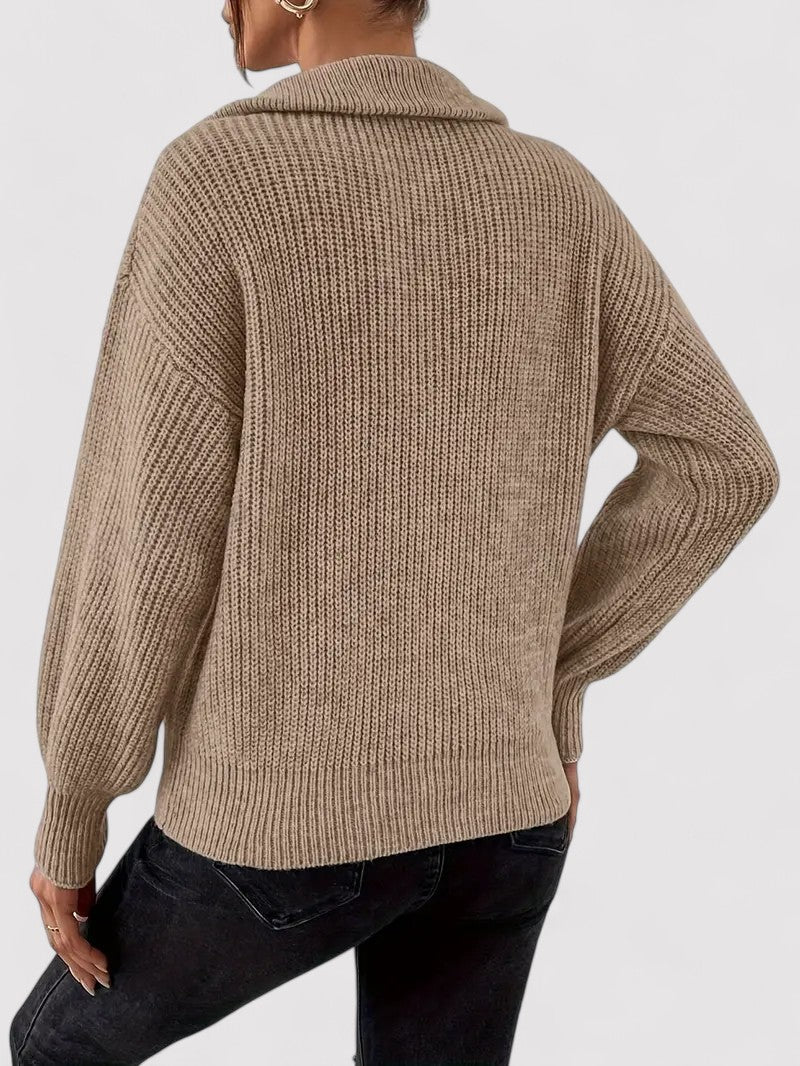 Ancien | Half Zip Women's Sweater afbeelding 4