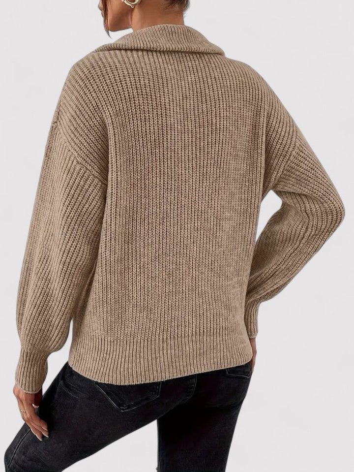 Ancien | Half Zip Women's Sweater afbeelding 4