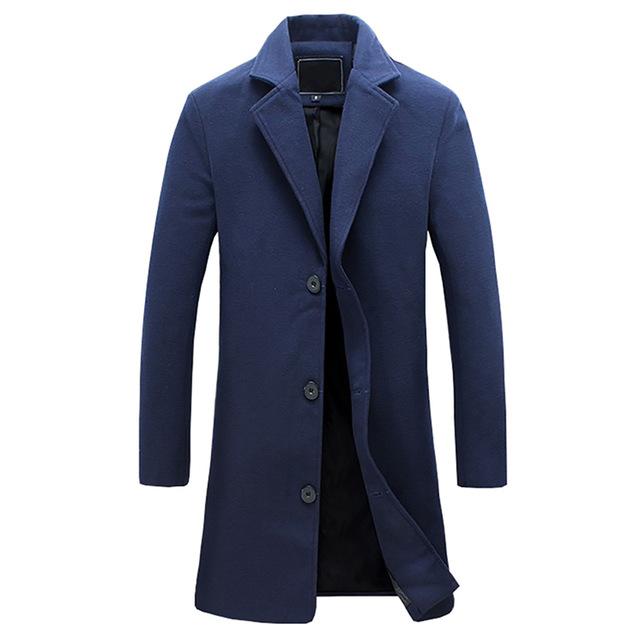 West Louis™ Business-Man Windproof Long Coat afbeelding 5