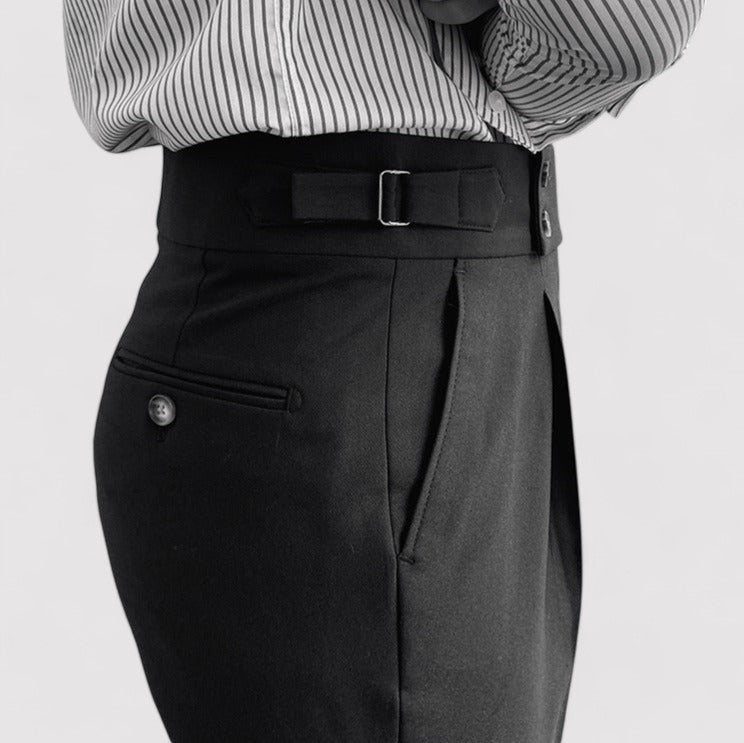 Ancien | Men's Portofino Pleated Trousers afbeelding 7