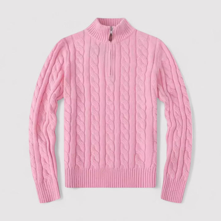 Ancien | Women's Verbier Half Zip Sweater afbeelding 4