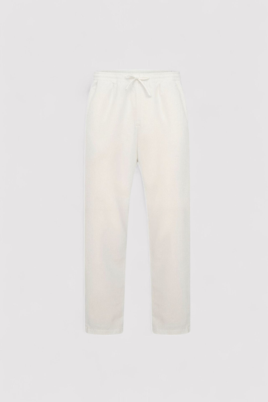 Ancien | Men's Old Money Cotton & Linen Blend Drawstring Pants afbeelding 14