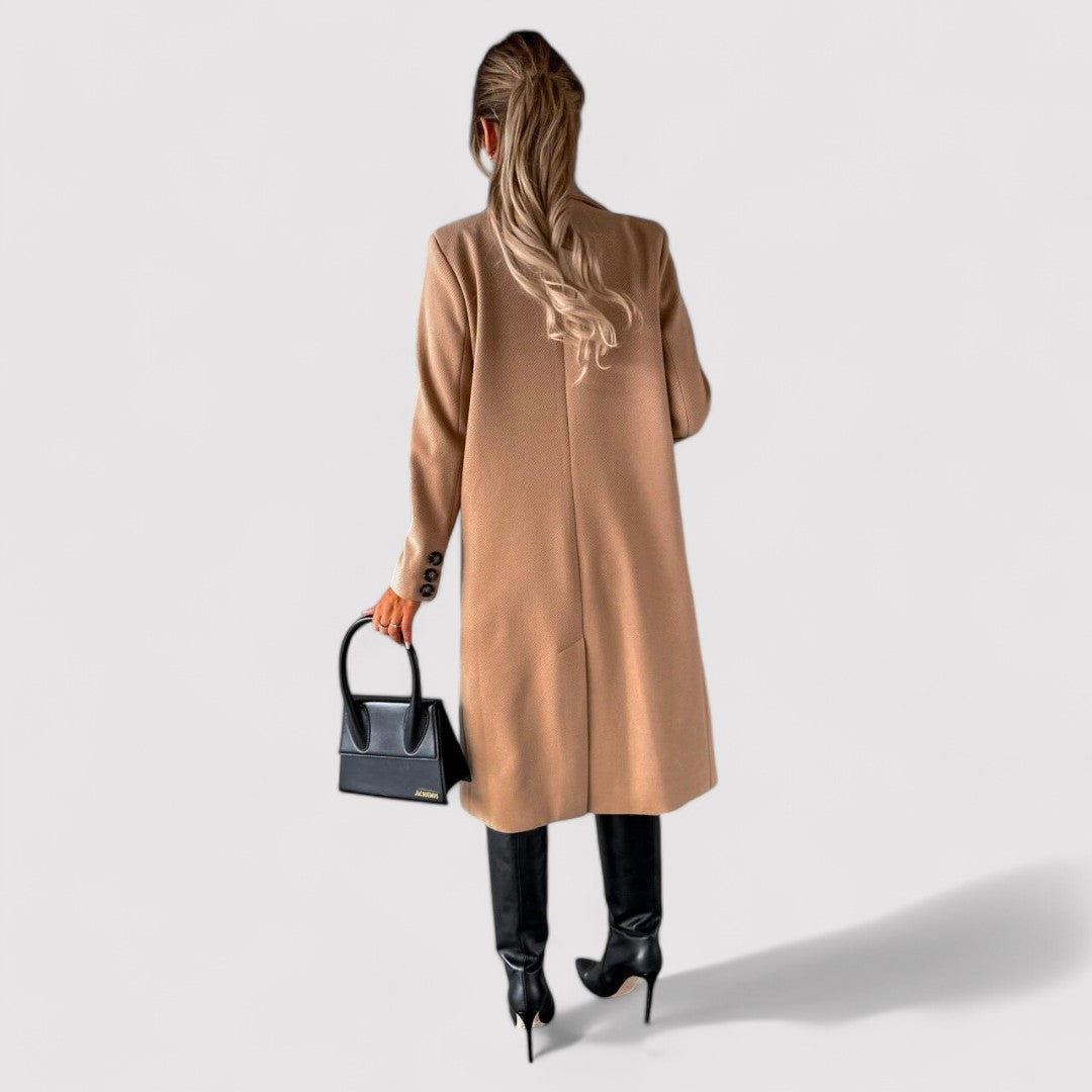 Ancien | Retro Warm Wool Coat for Women afbeelding 2