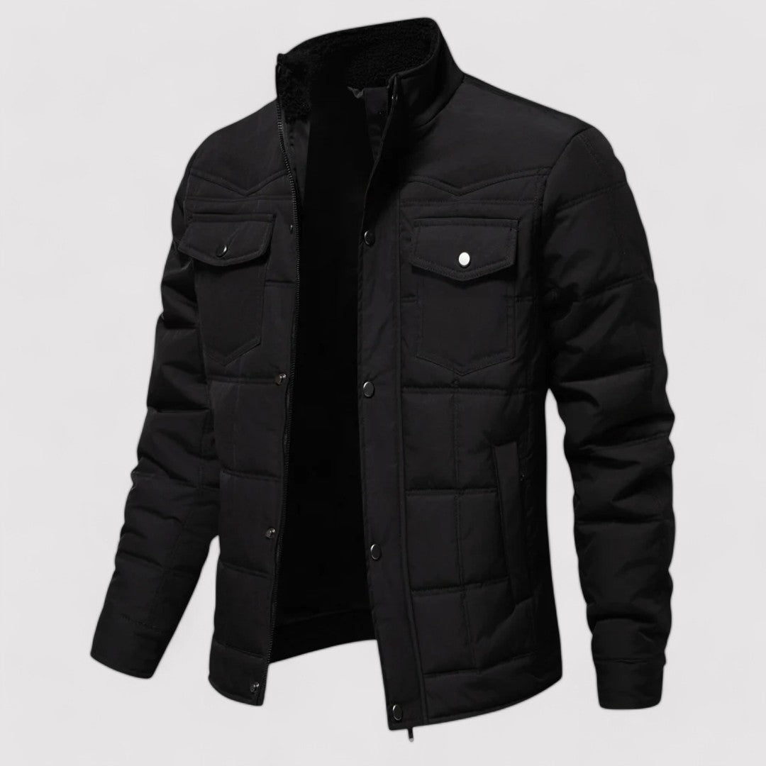 Ancien | Luxurious Men's Warm Pocket Winter Jacket afbeelding 7