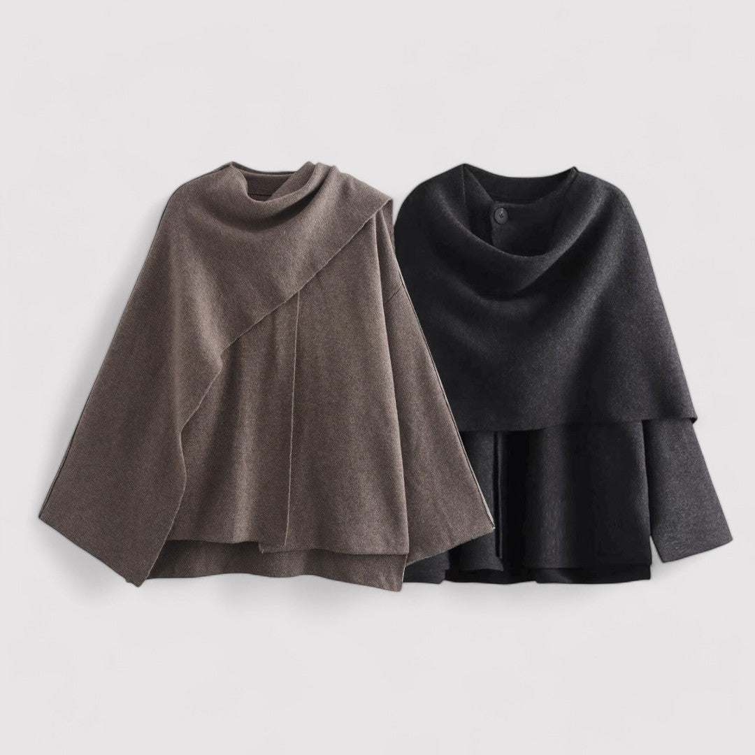 Ancien | Elegant Women's Scarf Coat afbeelding 8