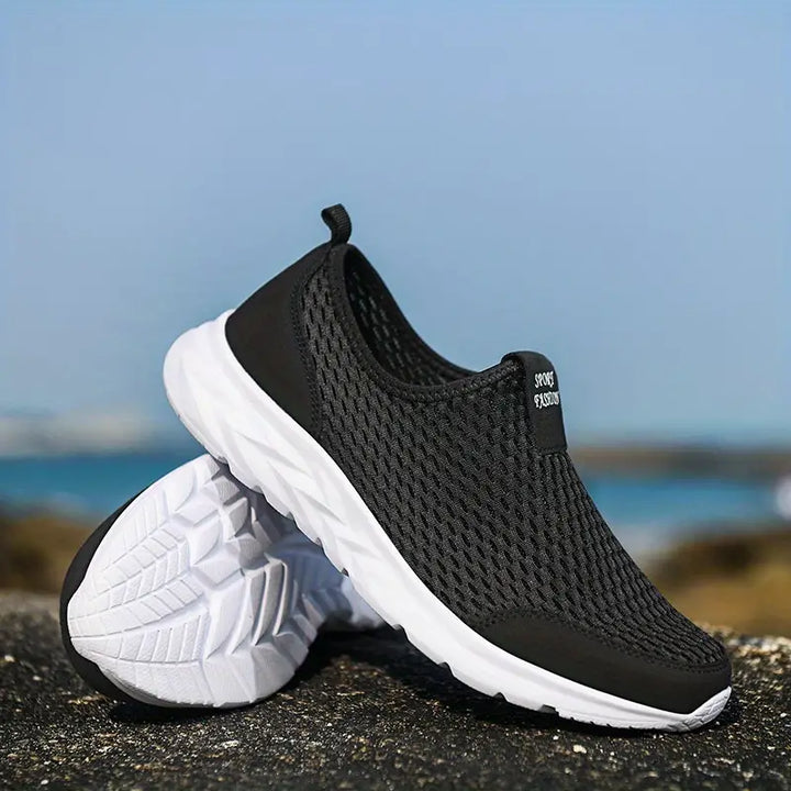 Miles | Men's breathable and lightweight casual mesh slip-on walking shoes