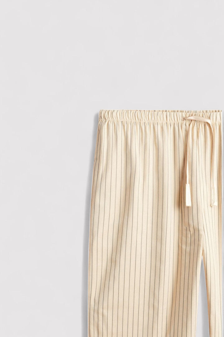 Ancien | Men's Old Money Breathable Solid Drawstring Linen Pants afbeelding 4