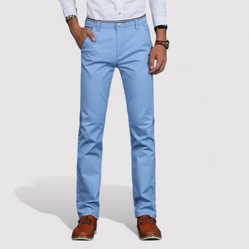 Ancien | Cotton Stylish Business Plain Trousers afbeelding 7