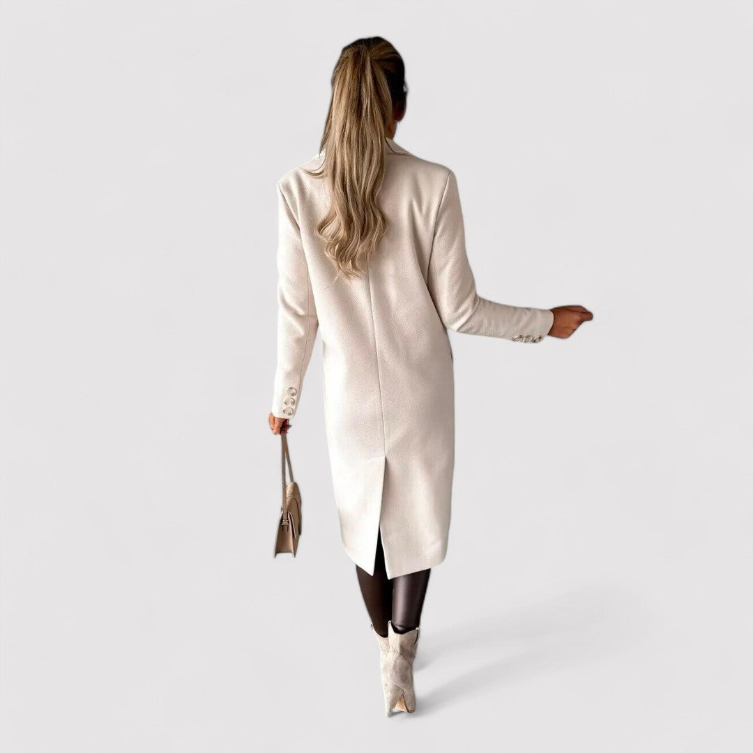 Ancien | Retro Warm Wool Coat for Women afbeelding 4