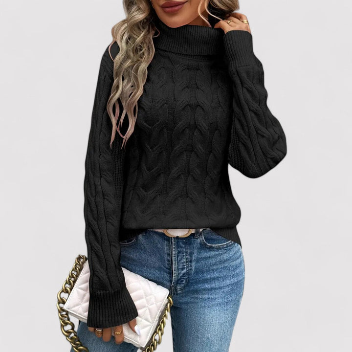 Ancien | Women's Warm Knitted Turtleneck Sweater afbeelding 7