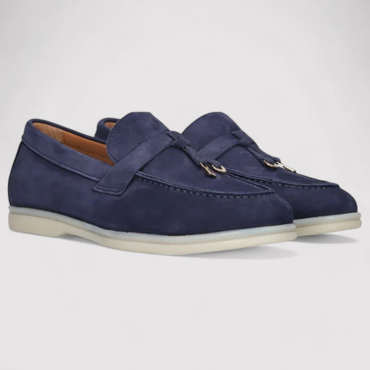 Ancien | Old Money Suede Lady Loafers afbeelding 3