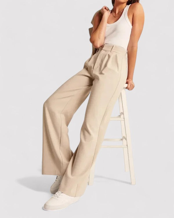 Ancien | Women's High-Waisted Flared Trousers afbeelding 8