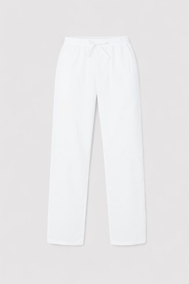 Ancien | Men's Old Money Cotton & Linen Blend Drawstring Pants afbeelding 1