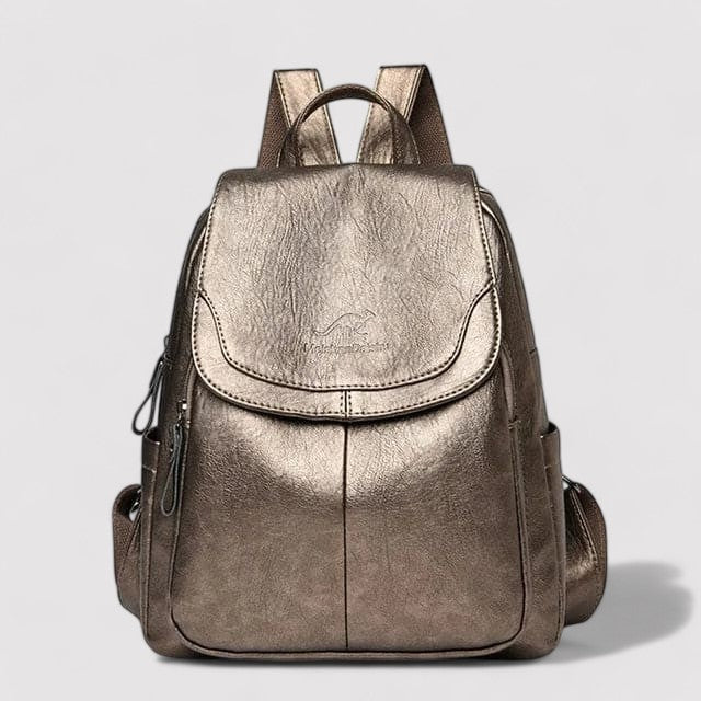 Ancien | Anti-Theft Leather Backpack afbeelding 8