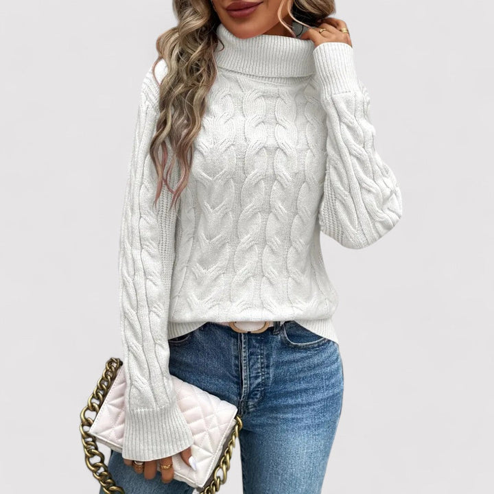 Ancien | Women's Warm Knitted Turtleneck Sweater afbeelding 5