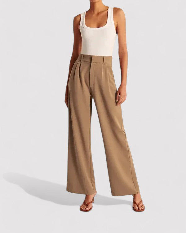 Ancien | Women's High-Waisted Flared Trousers afbeelding 16