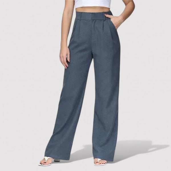Ancien | Women's High-Waisted Flared Trousers afbeelding 21