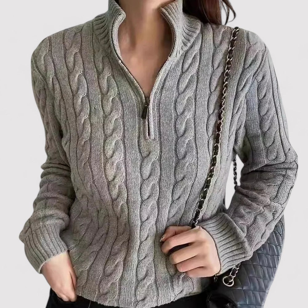 Ancien | Women's Verbier Half Zip Sweater afbeelding 1