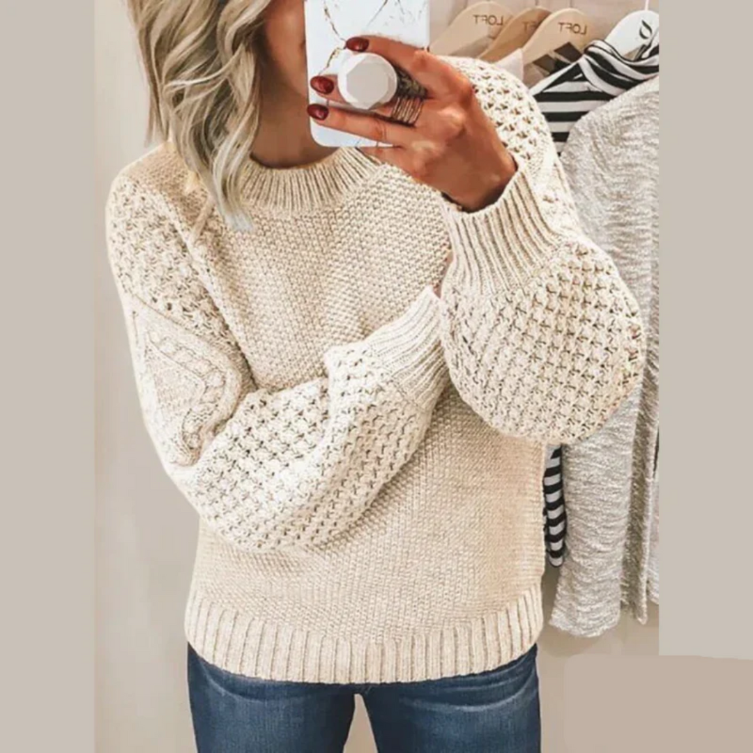 Chloe | Stylish long sleeve sweater for a luxurious look