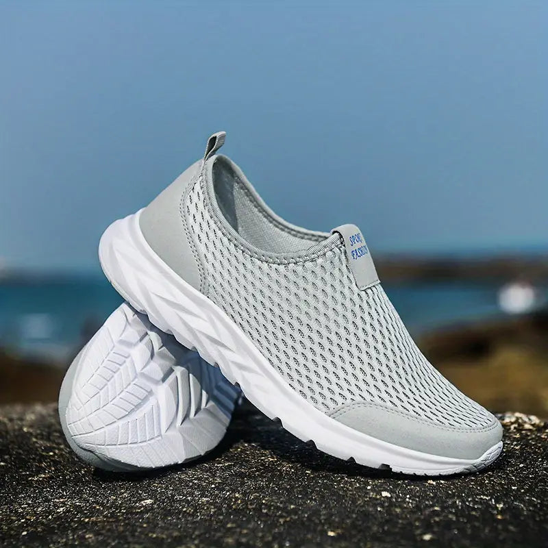 Miles | Men's breathable and lightweight casual mesh slip-on walking shoes