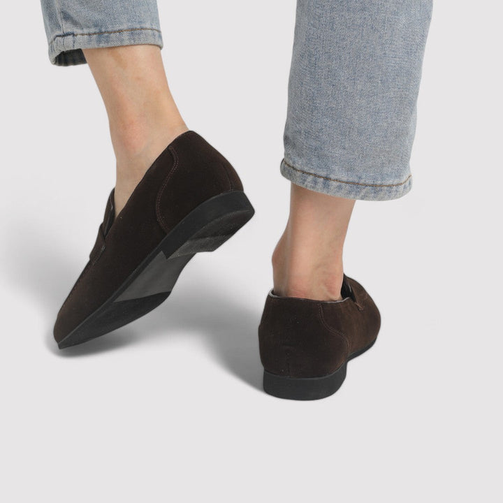 Ancien | Old Money Suede Penny Loafers afbeelding 3