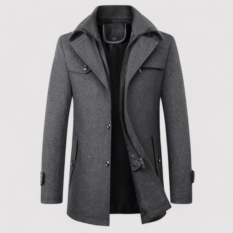 Ancien | Men's Waterproof Business Winter Coat afbeelding 2