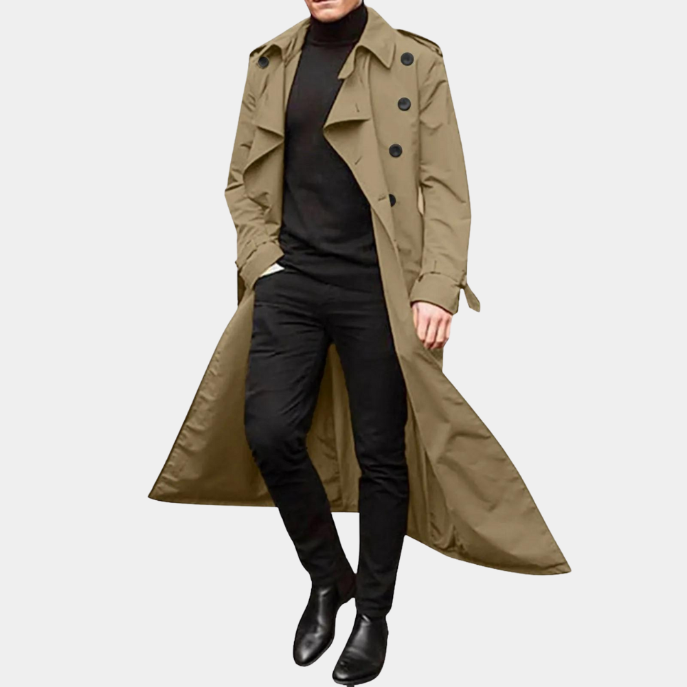 MILES | Casual Waterproof Trench Coat for Men afbeelding 2