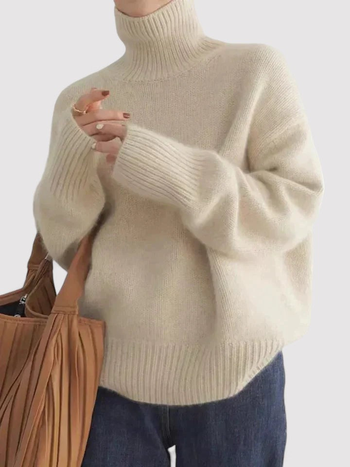 Ancien | Cashmere Turtleneck Women's Sweater afbeelding 4