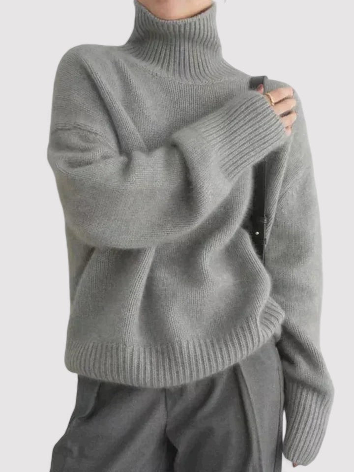 Ancien | Cashmere Turtleneck Women's Sweater afbeelding 5