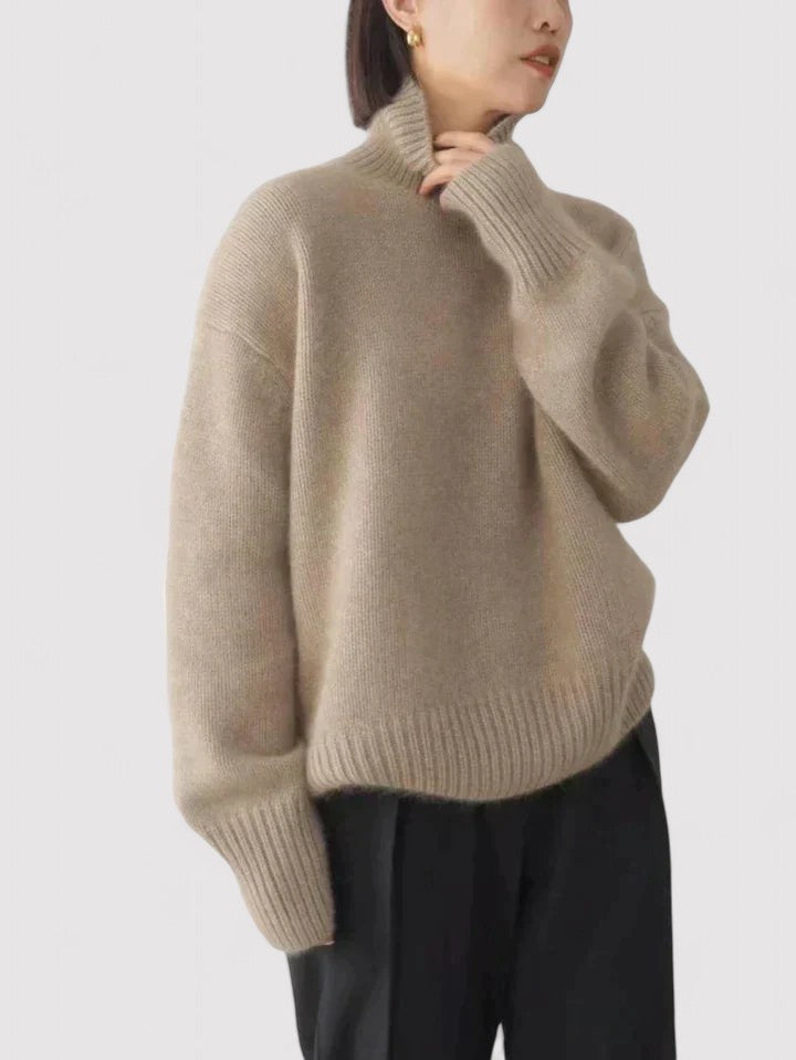 Ancien | Cashmere Turtleneck Women's Sweater afbeelding 6
