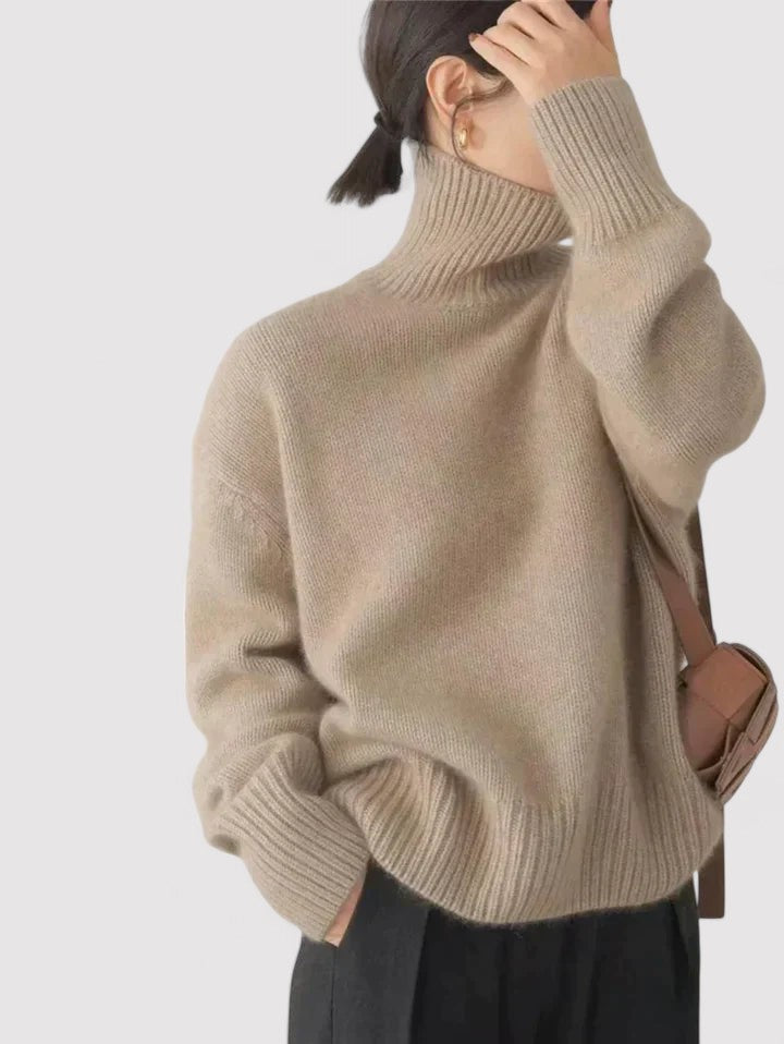 Ancien | Cashmere Turtleneck Women's Sweater afbeelding 1