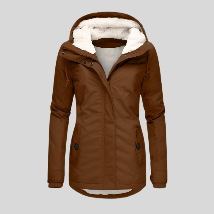 Maggie | Long and Waterproof Winter Coat with Hood and Warm Lining afbeelding 4