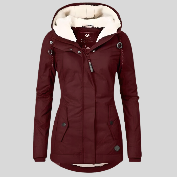 Maggie | Long and Waterproof Winter Coat with Hood and Warm Lining afbeelding 2