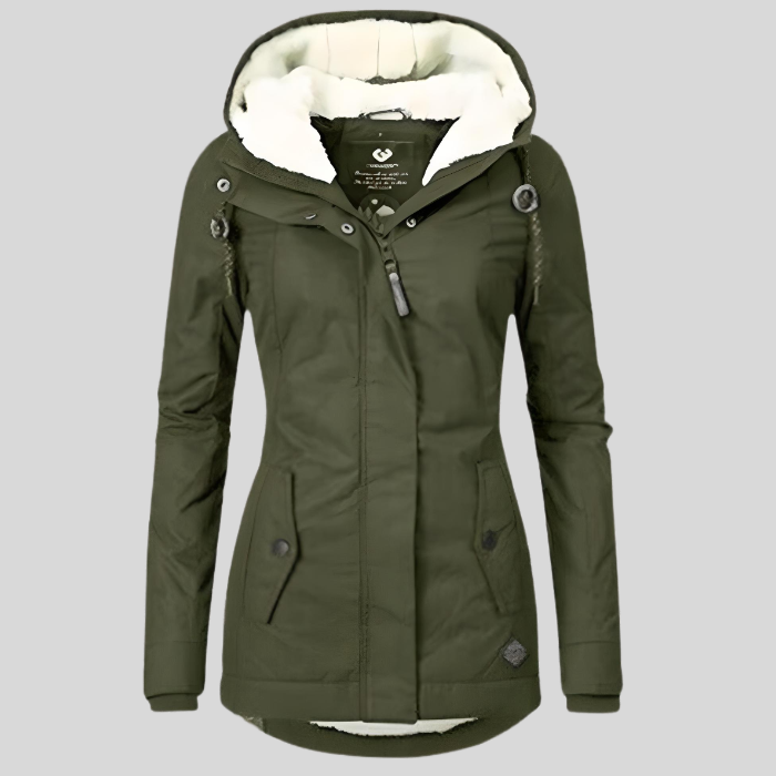 Maggie | Long and Waterproof Winter Coat with Hood and Warm Lining afbeelding 5