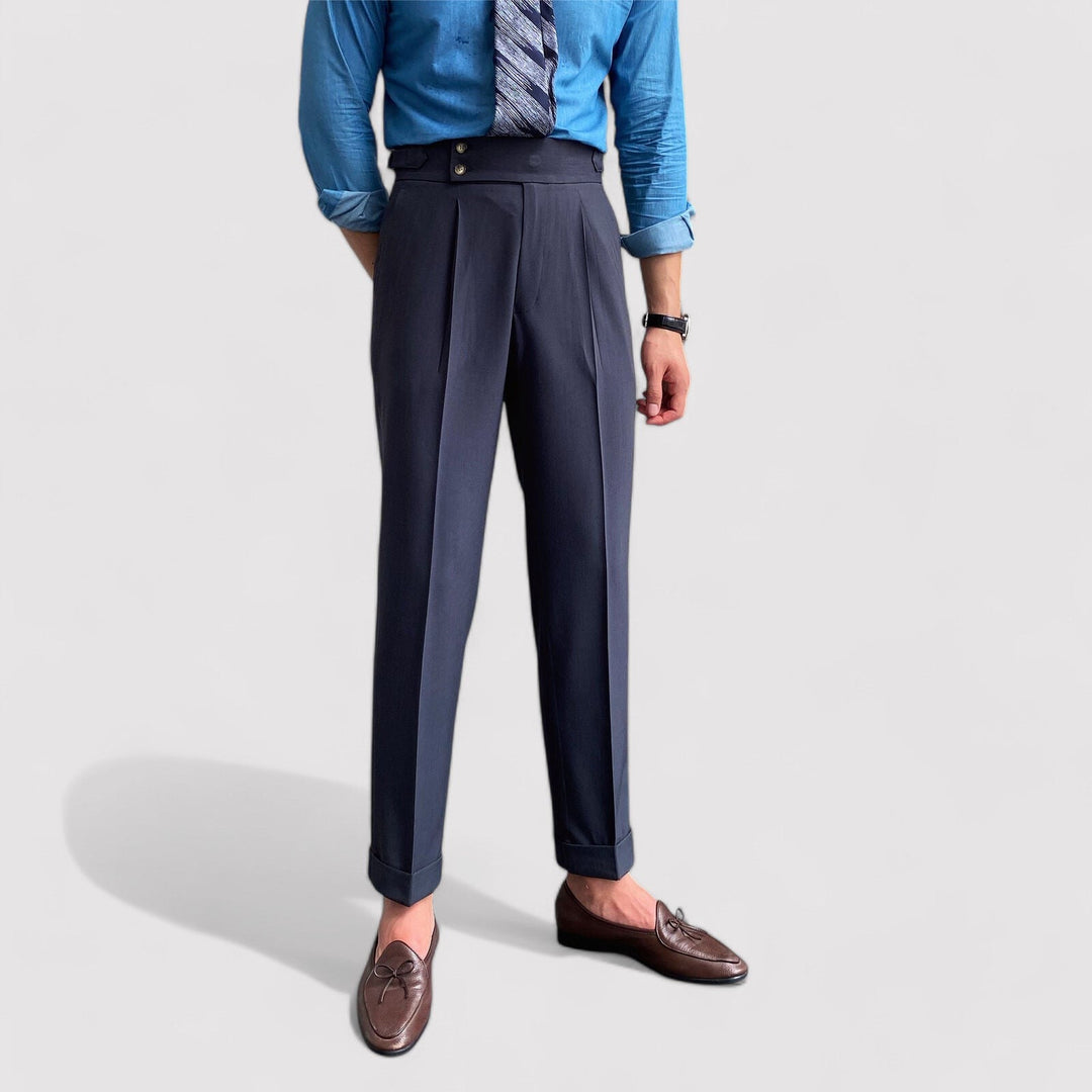 Ancien | Men's Portofino Pleated Trousers afbeelding 9