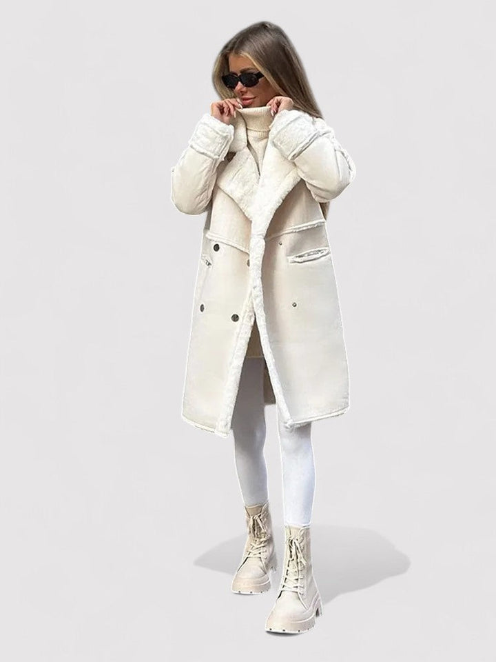 Ancien | Warm Wool Blend Coat for Women afbeelding 1