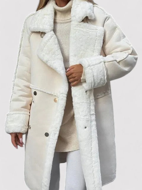 Ancien | Warm Wool Blend Coat for Women afbeelding 2