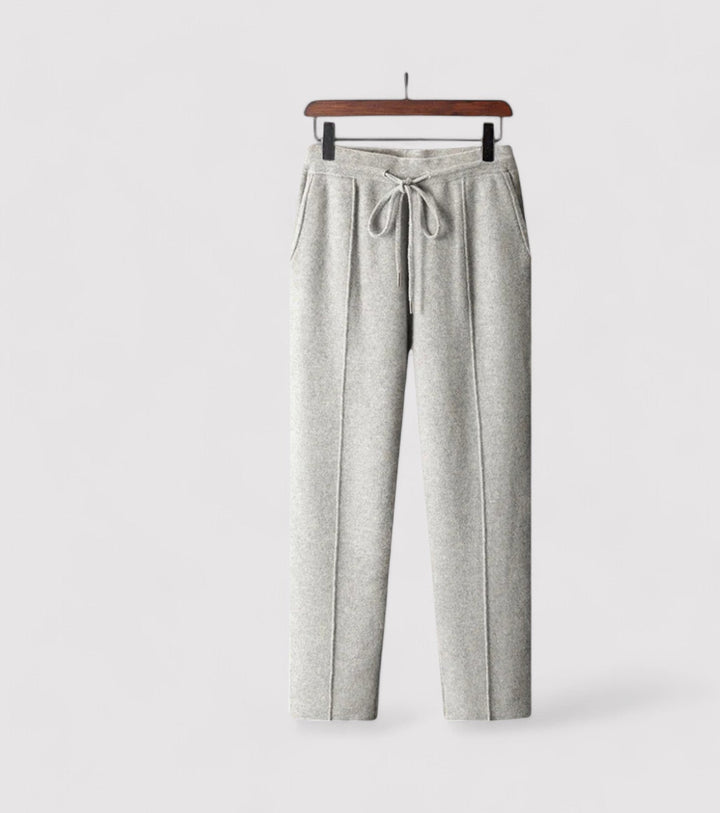 Ancien | Luxurious Cashmere Soft Knit Trousers afbeelding 1