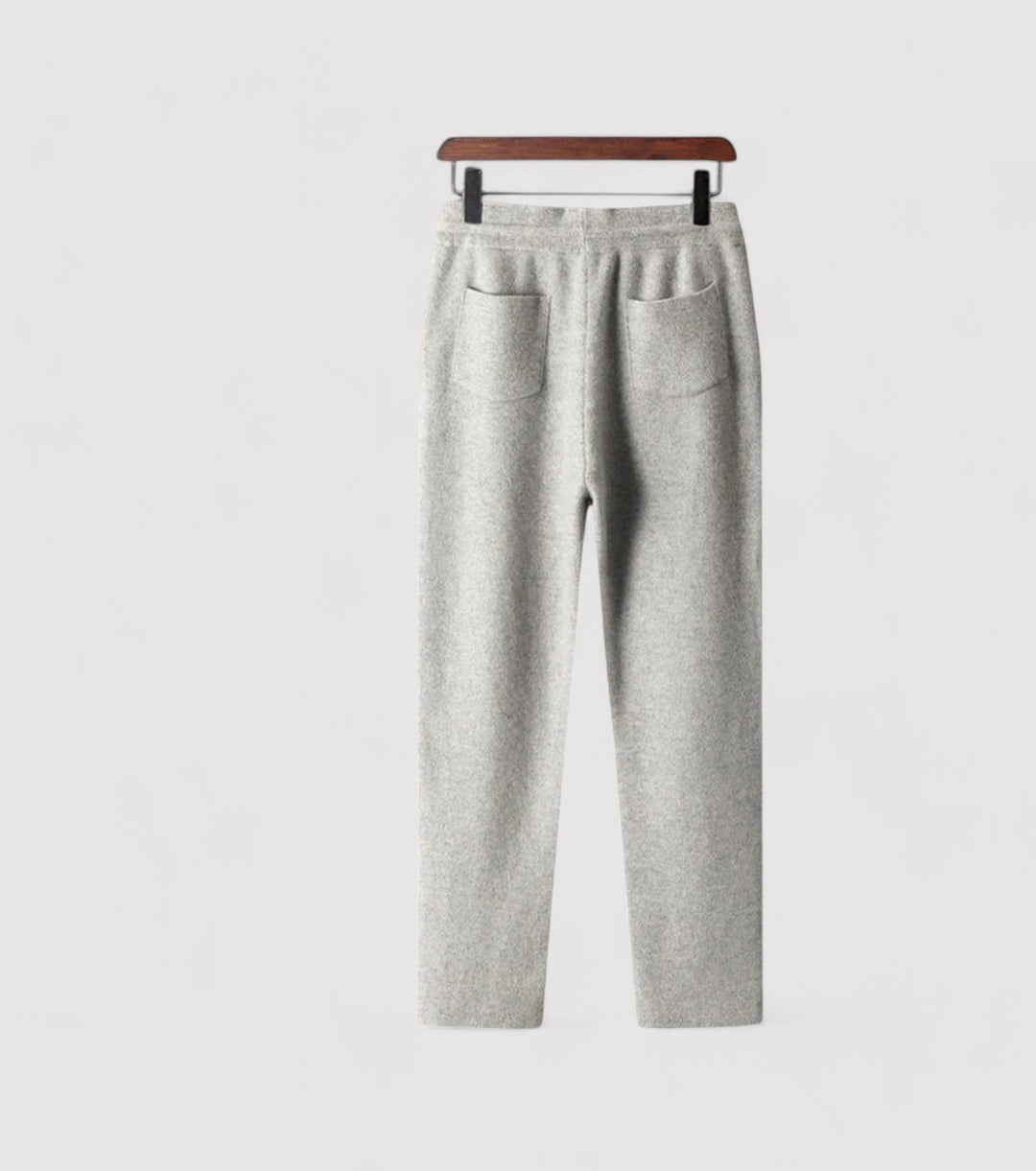 Ancien | Luxurious Cashmere Soft Knit Trousers afbeelding 2