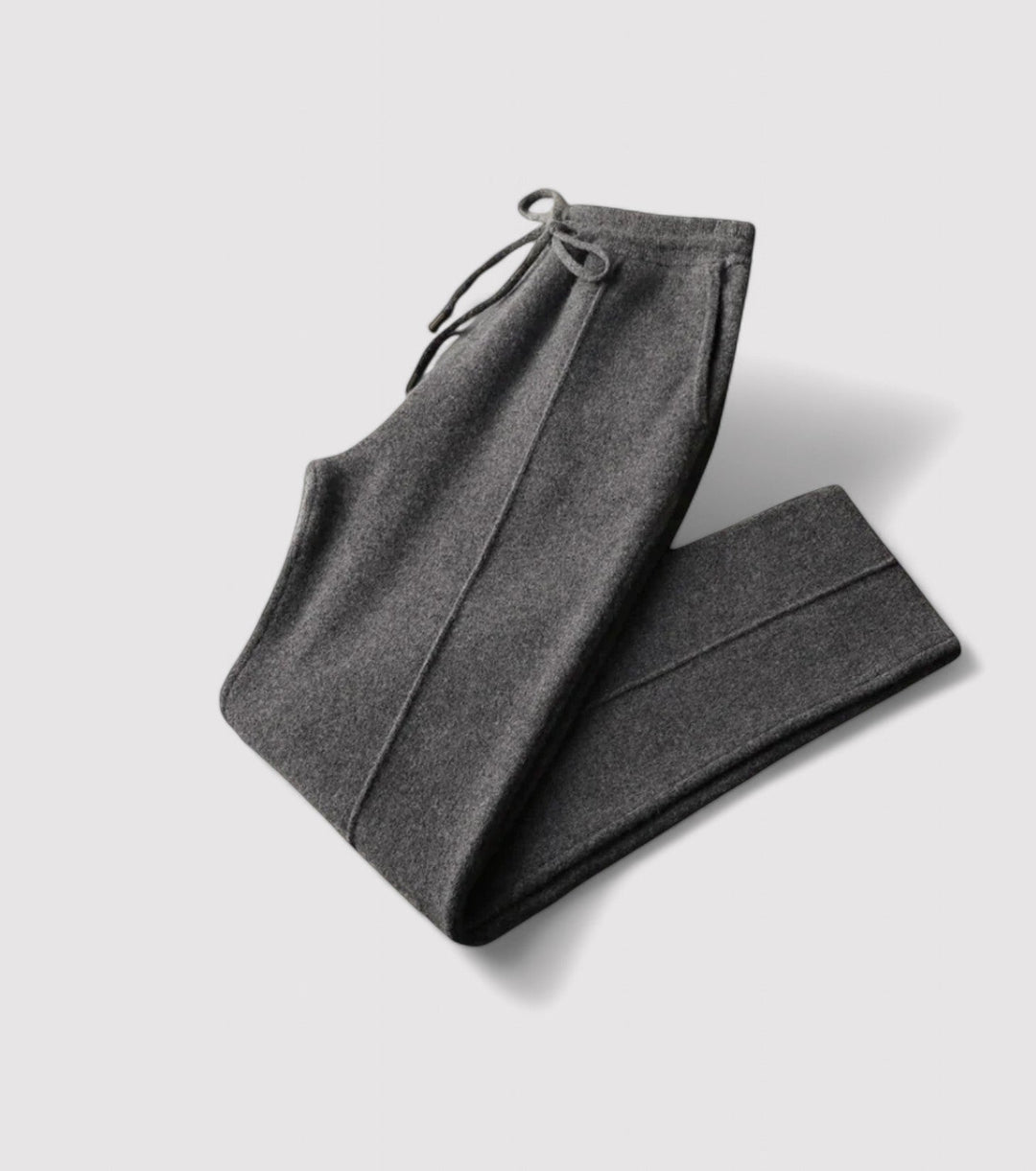 Ancien | Luxurious Cashmere Soft Knit Trousers afbeelding 4