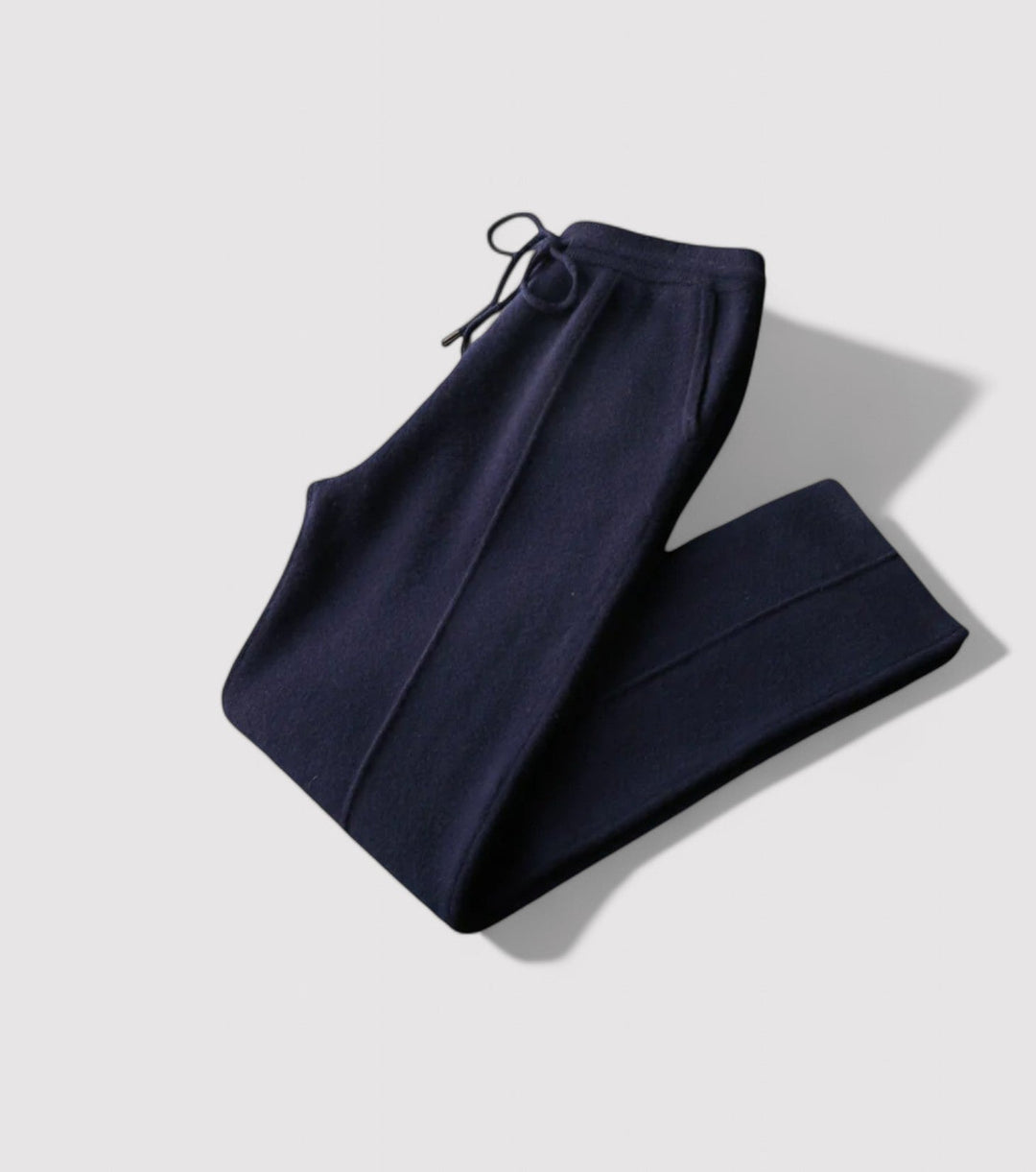 Ancien | Luxurious Cashmere Soft Knit Trousers afbeelding 5