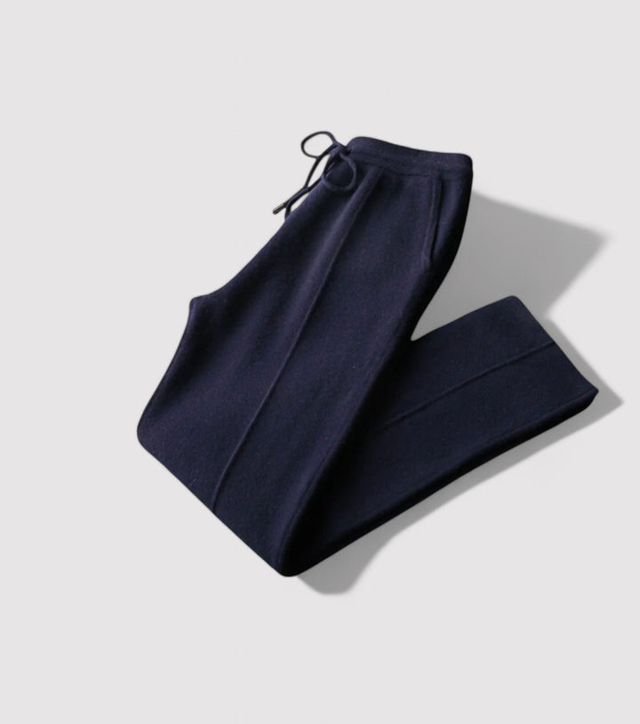 Ancien | Luxurious Cashmere Soft Knit Trousers afbeelding 5