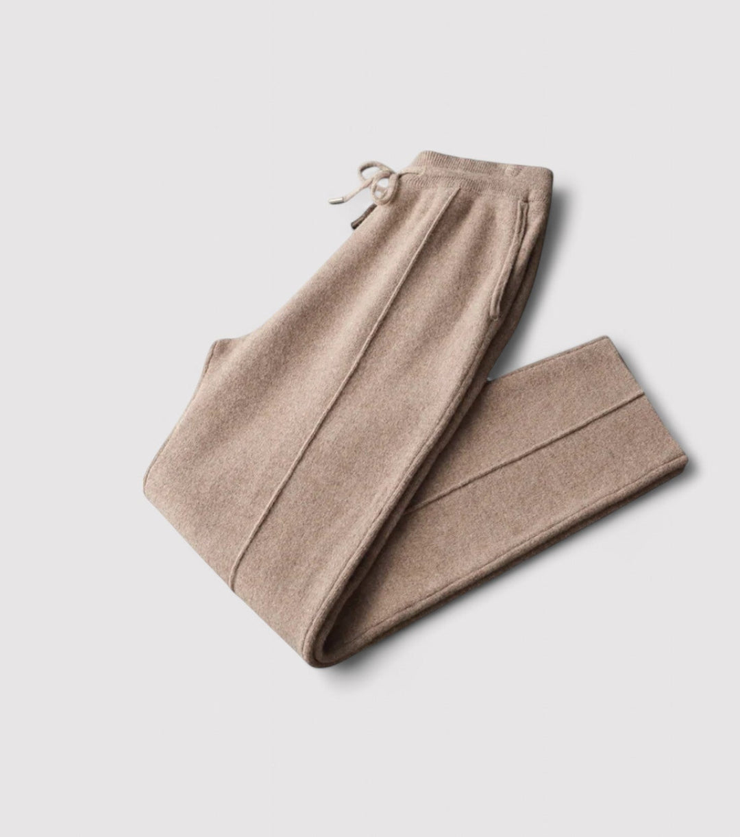 Ancien | Luxurious Cashmere Soft Knit Trousers afbeelding 6