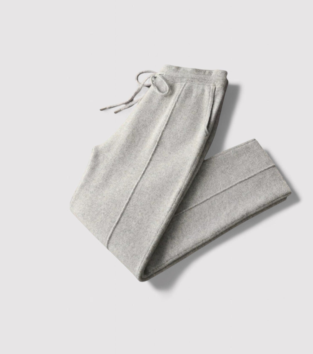 Ancien | Luxurious Cashmere Soft Knit Trousers afbeelding 3